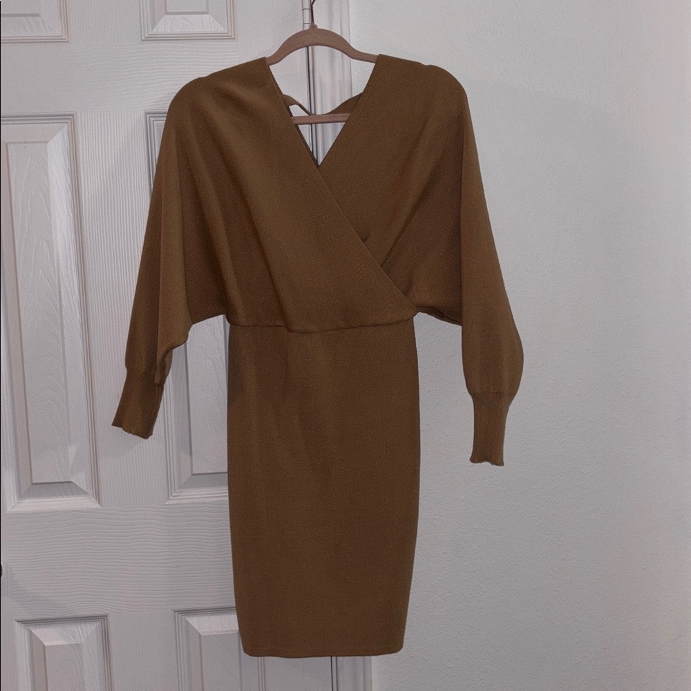 GB Caramel Knit Dress
